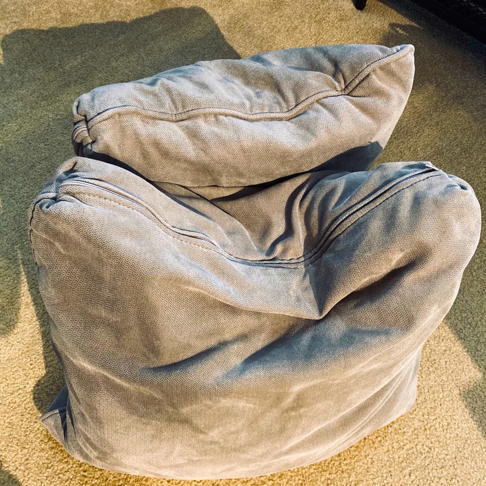 Large Square Sofa Pillow Covers (2) with Cushions